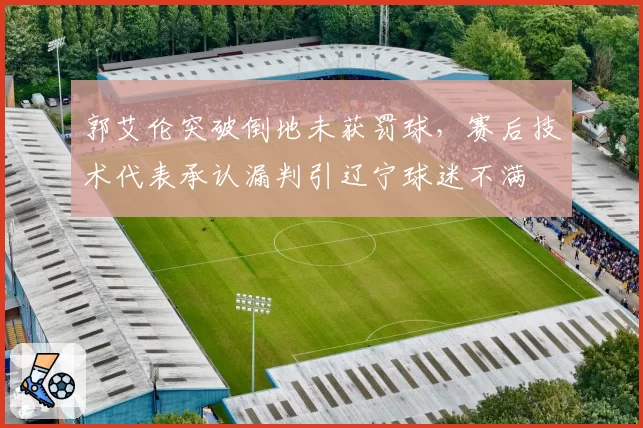 郭艾伦突破倒地未获罚球，赛后技术代表承认漏判引辽宁球迷不满